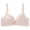Pinks, variant on Womens Lace V Neck Bra Without Steelring Push Up Fine Shoulder Strap Everyday Bras Black 70
