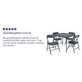 thumbnail image 3 of saney Mindy Kids Navy 5 Piece Folding Table and Chair Set, 3 of 8