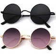 thumbnail image 1 of Gafas de sol KALIYADI redondas polarizadas retro de metal UV400 47 mm, 1 of 7