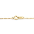 thumbnail image 4 of Jewelili 10K Yellow Gold 10 MM Round Swiss Blue Topaz and Round Created White Sapphire Halo Pendant Necklace, 18" Rope Chain, 4 of 12