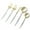 Gold & White, variant on Decorline Elegant Cutlery Premium Multi-color Plastic Party Supply Sets, (40 Pieces)