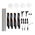 thumbnail image 2 of Helicopter Replacement Part Kit,Helicopter Full Replacement Parts RC Rotor Blades Parts Kit Aircraft Blade Spare Parts Stylish and Modern, 2 of 8