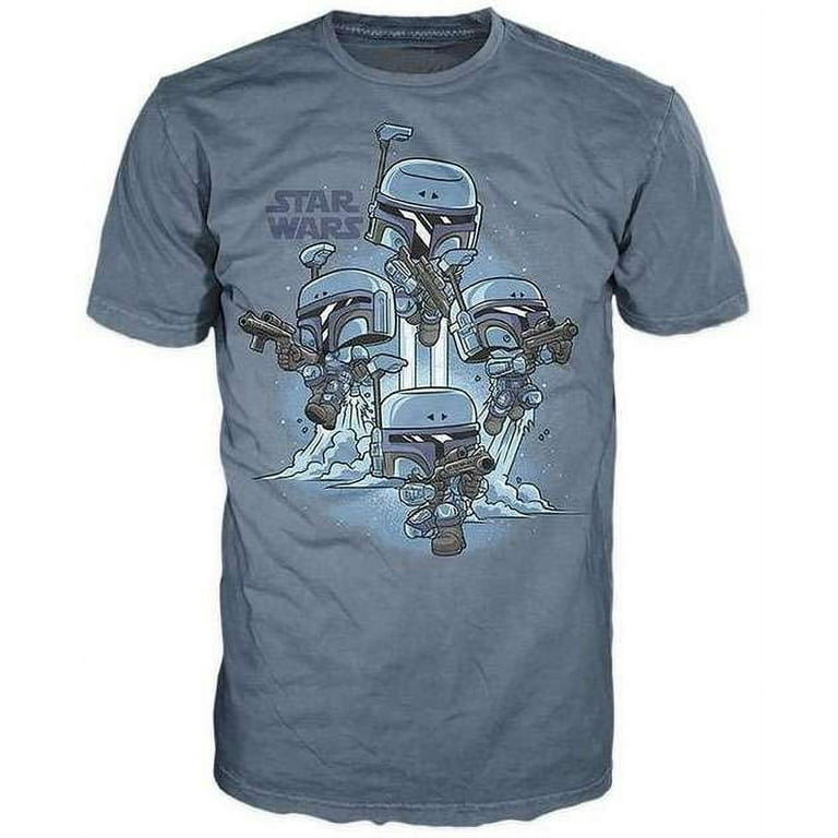 Funko Pop スターウォーズ　マンダロリアン　デスウォッチ　Tシャツ Funko POP! Star Wars Death Watch No Stripes Vinyl Figure & T