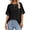Black, variant on Oversized T Shirts for Women Quilting Stitching Womens Shirts Classic Trendy Casual Tops