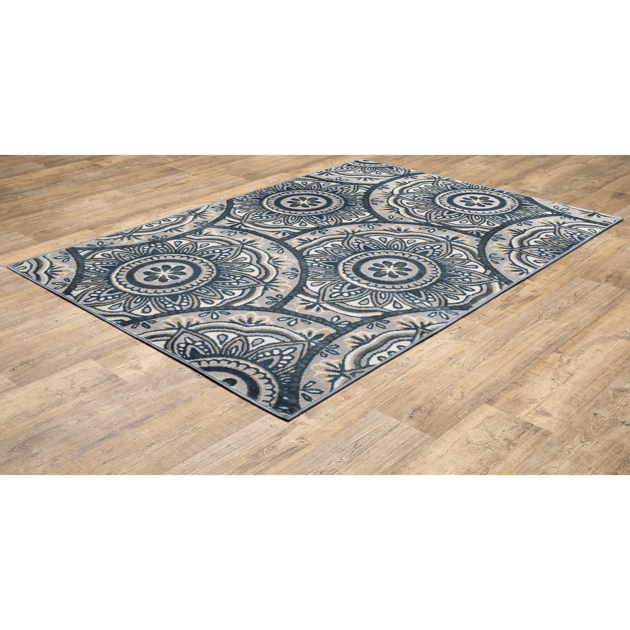 Mainstays 5' x7' Gray Medallions Area Rug