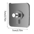 thumbnail image 2 of Acrylic Adhesive Hooks No Drill Strong Hold Removable Damage Free for Home Organization, 2 of 6