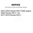 thumbnail image 2 of DS-One Front Rear Coated Drilled Slotted Disc Brake Rotors Kit for Car Honda CR-V KD-100392, 2 of 11