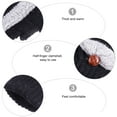 thumbnail image 3 of HONMEET Women's Convertible Mittens with Covers and Fingerless Design, Soft Cloth, One Size Fits All, 3 of 5