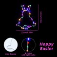 thumbnail image 3 of Decoración de Pascua ventana LED Light Fairy Fairy luces con taza de succión (c), 3 of 6