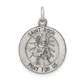 thumbnail image 1 of FB Jewels Sterling Silver Antiqued Saint Roch Medal, 1 of 4