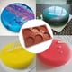 thumbnail image 4 of 2 uds 6 discos grandes 4 pulgadas molde de pastel de silicona postre de chocolate bandeja para hornear vibrando el mismo párrafo hug roll herramienta para hornear Vhermosa, 4 of 8