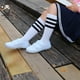 thumbnail image 4 of Zapatos de lona para niños, uniforme escolar, zapatillas blancas con cordones y cinta mágica para niños, niñas, estudiantes, guardería, 4 of 5