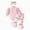 H190-Pink, variant on TOWED22 Newborn Baby Girl Clothes Fall Winter Outfits Infant Girls Long Sleeve Ruffle Romper Bell Bottoms Pants Sets,6-9 M