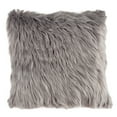 thumbnail image 6 of Lavish Home 18' Plush Pillow Luxury Square Accent Pillow Insert and Shag Glam Cover Set, 6 of 6