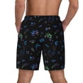 thumbnail image 3 of Sigee Gamepads Print Mens Swim Trunks with Compression Liner Quick Dry Swim Stretch Beach Shorts with Pockets,S-3XL, 3 of 7