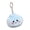 Blue, variant on Delicious Looking Bun Plush Keychain Holder Funny Novelty Accessory Multipurpose Bag Decoration For Backpack Purse
