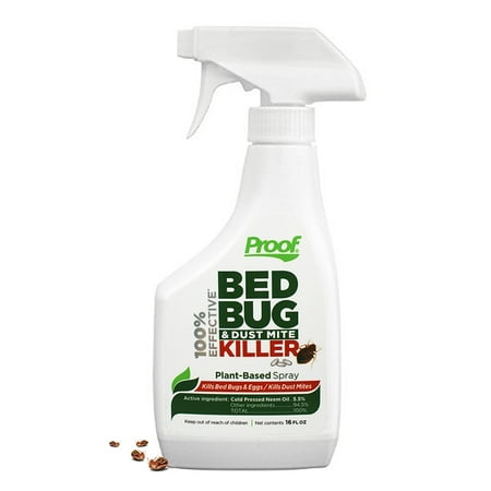 Proof 100 Effective Bed Bug And Dust Mite Killer Spray