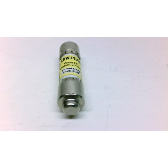 BUSSMANN LP-CC-3-1/2 - 3-1/2 Amp Low-Peak Time Delay Current Limiting Class Cc Rejection Fuse 600V (Pack of 1)