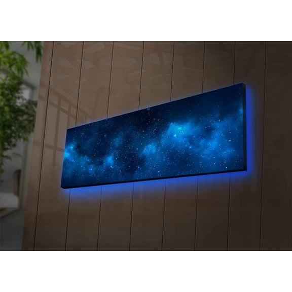 Ledda , Cenaco - Multicolor Decorative Led Lighted Canvas Painting