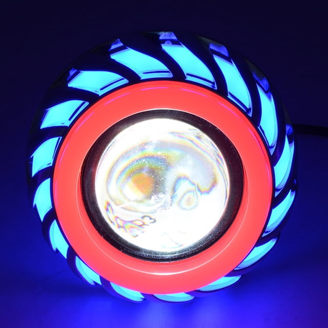 Ángel Diablo Ojos Luz Angel Devil Eyes Light 12V-85V Faro de motocicleta LED (Halo rojo azul)