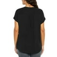 thumbnail image 2 of Orvis Women's Button Front Blouse, Black Medium, 2 of 2