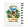 thumbnail image 2 of Cavalier King Charles Spaniel Hello Summer with Sunglasses and Surfboard Tropical Vibes Spiral Bound Journal Dog Lover Gifts 5x7in Spiral Notebook - 00007, 2 of 5