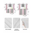 thumbnail image 5 of Pink Grey Swag Curtains for Living Room/Bedroom Windows, Gray Farmhouse Modern Rustic Kitchen Curtains and Valances Set 36 Inch Length, Light Filtering Swags Valance Curtain Panels, 5 of 5