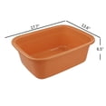 thumbnail image 2 of Qskely 3-Pack 18 Quart Large Plastic Wash Basin Dish Pan, 2 of 5