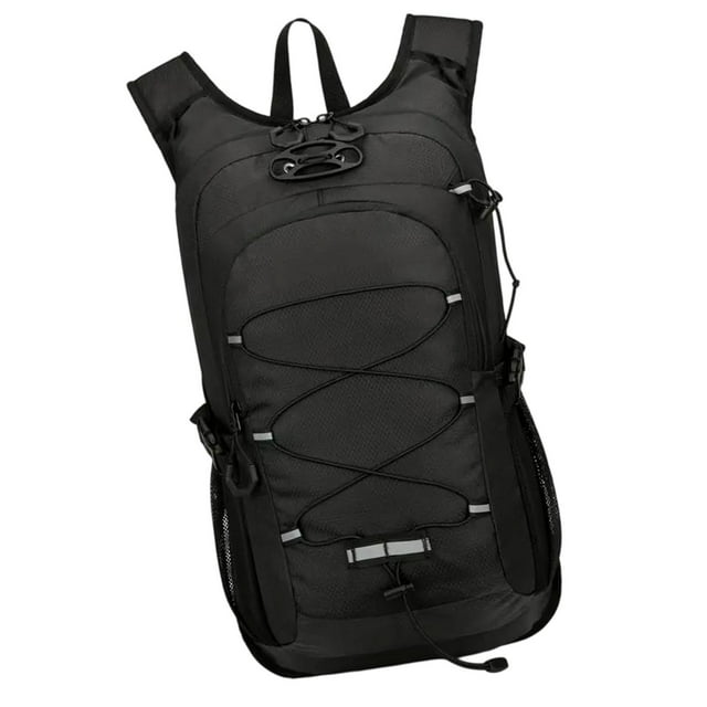 Mochila de senderismo, mochila de hidratación, mochila deportiva resistente al agua, hidratación al aire libre Negro