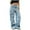 Light Blue, variant on Uaswgudfs Cargo Pants Women High Waist Wide Leg Casual Pants with 7 Pockets Stretchy Drawstring Baggy Y2K Trousers Black XL