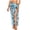 Blue Hibiscus, variant on Leopard Print Women Sarong Swimsuit Coverups Hawaiian Flower Chiffon Wraps Beach Cover Up Semi-Sheer Bikini Wraps for Swimwear Fashionable Bathing Suit Cover Up for Women