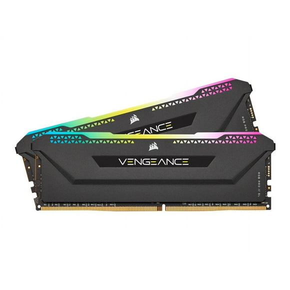 CORSAIR Vengeance RGB PRO SL - DDR4 - kit - 16 GB: 2 x 8 GB - DIMM 288-pin - 3200 MHz / PC4-25600 - CL16 - 1.35 V - unbuffered - non-ECC - black