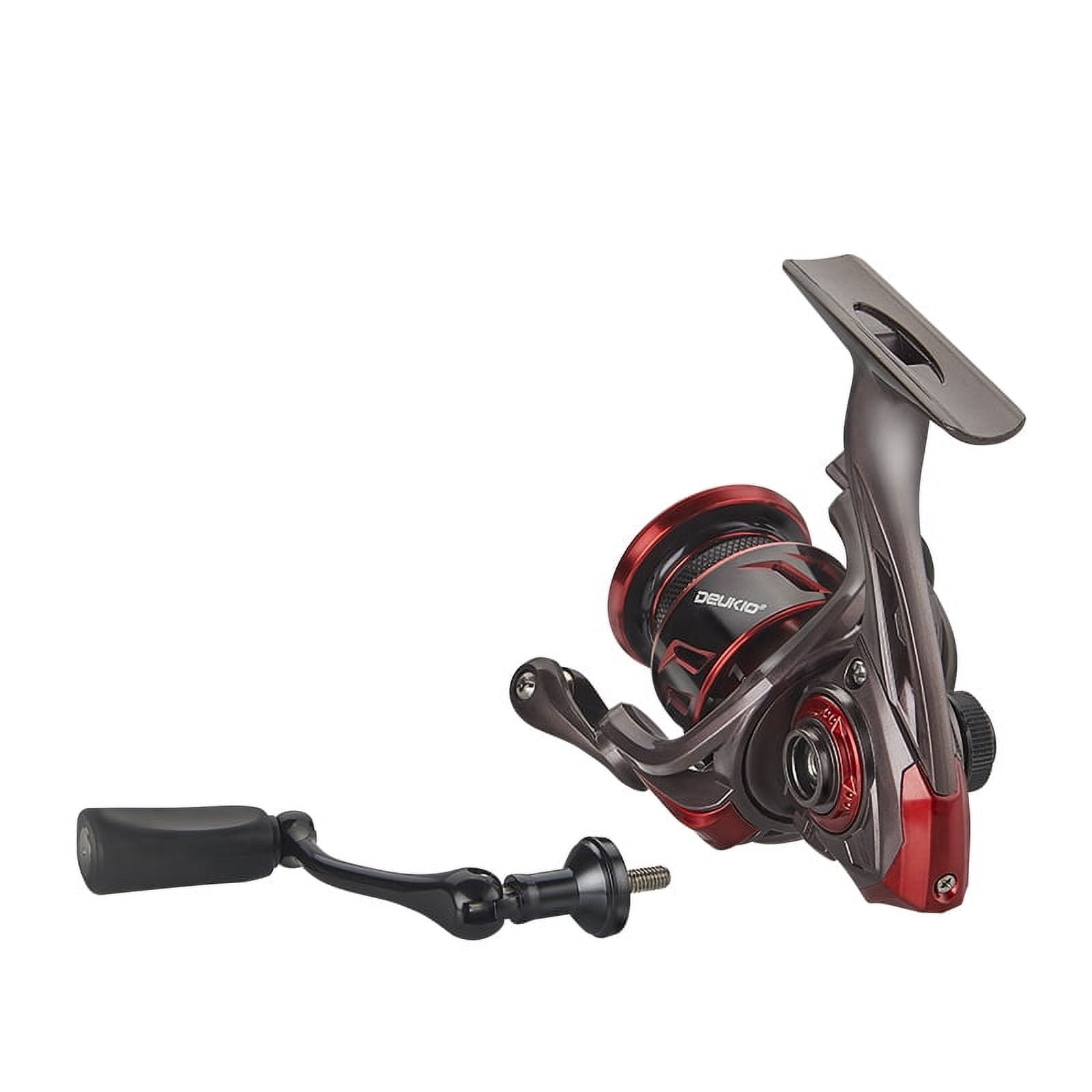 DEUKIO New Innovative Water Resistance Spinning Reel 4+1BB 4.5KG Max Drag Power 5.2:1 Fishing Reel for Freshwater Fishing