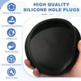 thumbnail image 3 of Tapón de Silicona en Forma de T Uxcell, Diámetro 145 mm/5.71 Pulgadas, Tapón de Silicona Impermeable Reutilizable para Sellar Agujeros Redondos en Equipos de Tuberías, Negro, 3 of 7