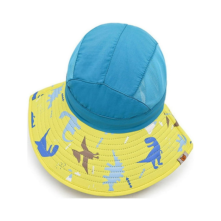 EHQJNJ Boys Fishing Hats Kids Baby Girls Boy Toddler Outdoor Adjustable  Cartoo Pirints Bucket sun proof Beach Hat Winter Hats Baby Winter Hat and