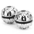 thumbnail image 2 of Zinc Alloy Conjoined Massage Ball Pain Relief Rotating Gyroscope Massager Relax ToySilver, 2 of 14
