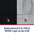 thumbnail image 4 of U.S. Polo Assn. Men's 2-Pack Fleece Lined Logo Beanies, 4 of 7