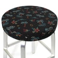 thumbnail image 3 of Vsdgher Hawaiian Style Print Stool Covers Round,Stretch Round Stool Covers Washable Stool Cushion Slipcover Elastic Chair Covers for 12-14 Inch Chair, 3 of 7