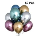 thumbnail image 2 of 50 globos de látex grueso de 25 cm, color metálico, para fiestas (colores surtidos), 2 of 7