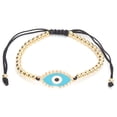 thumbnail image 4 of Pulsera delicada, pulsera de cuentas, pulsera de cuentas turcas bohemias, pulsera de ojo azul, rendimiento de primera categoría, 4 of 14