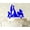 Blue, variant on "Couple Wedding Cake Topper With Pets Silhouette Wedding Topper Cake Decorations Color Option Available 6""-7"" Inches Wide"