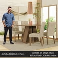 thumbnail image 4 of Juego de Comedor Mesa y 4 Sillas Madesa Gisele MI, 4 of 9