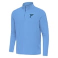 thumbnail image 2 of Men's Antigua Blue St. Louis Blues Intent Quarter-Zip Top, 2 of 3
