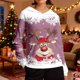 thumbnail image 2 of WILLBEST Sudadera con Capucha de Estilo Acogedor, Manga Larga, Estilo Casual, con Estampado Festivo para Comodidad y Calidez Diarias XX-Grande, 2 of 5