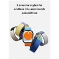 thumbnail image 4 of Moogdieeo Watch Bands, Magnetic Apple Watch Bands for Men & Women, Dual-Color Soft Silicone Strap with Magnets and Stainless Steel Connectors, Water-Resistant, Adjustable Comfortable Fit, 4 of 15