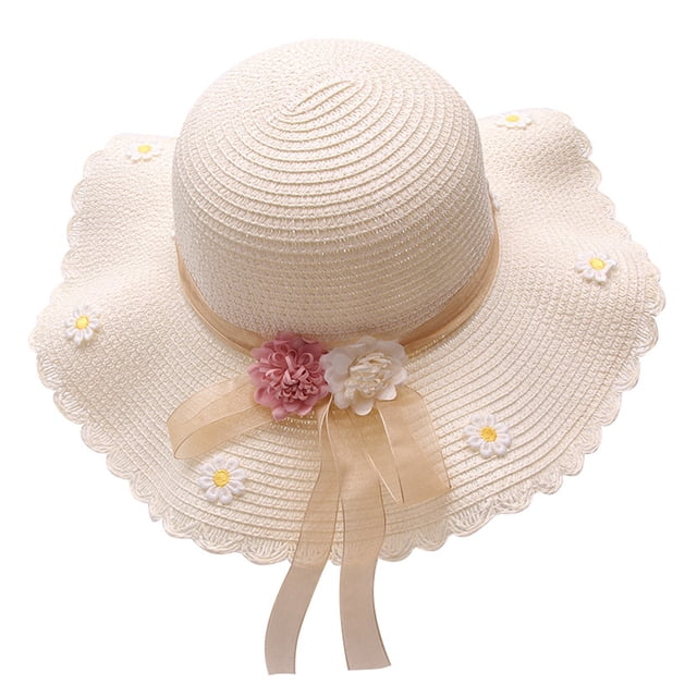 Sombrero de paja con circunferencia de 56-58cm, bonito sombrero para adulto, protector solar para salida de verano, sombrero de paja, sombrero de playa
