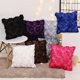 thumbnail image 2 of Matsuzay Funda de almohada decorativa para el hogar con flores rosas, funda de almohada con cremallera, fundas de cojines suaves para el hogar Kits de decoración para fiestas gris oscuro, 2 of 6