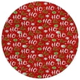 thumbnail image 2 of Addison Rugs Chantille Indoor/Outdoor Transitional Holiday Red Machine Washable Round Rug, 8' x 8', 2 of 7