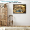 thumbnail image 2 of VELVET Large Farmhouse Truck Wall Art Old Window Truck Canvas Prints, Barn Pictures Wall Art for Rustic Home Decor, Farm Truck & Cow Painting, Car Posters Art for Country Wall Decor 16x12inch Framed, 2 of 6