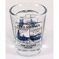 thumbnail image 3 of Oklahoma State Scenery Blue New Shot Glass, 3 of 3